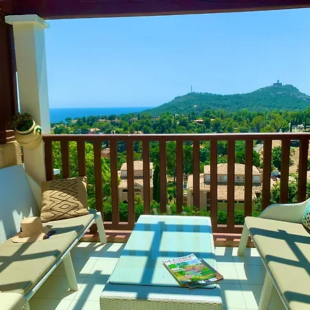 Апартаменти Cap Esterel - Endroit Magique Entre Et L'esterel - Agreable 2 Pieces Au Gout Du Jour Vue